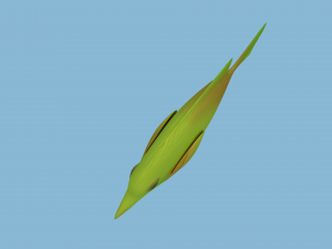 yellow fish 3D Model