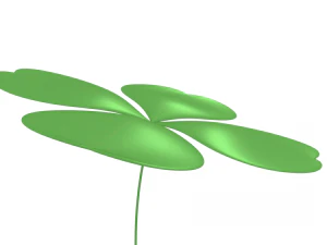 four leaf clover 3D Model
