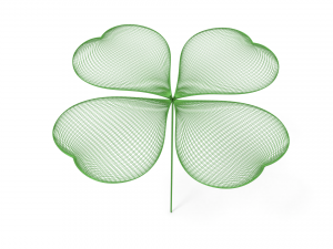 four leaf clover 3D Model