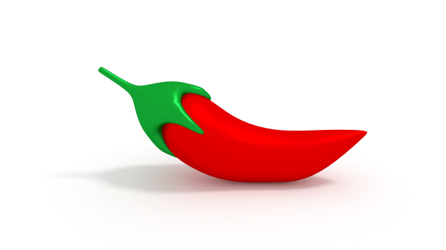 chili pepper 3D Model .c4d .max .obj .3ds .fbx .stl .blend 