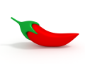 Chili Pepper 3D-Modell