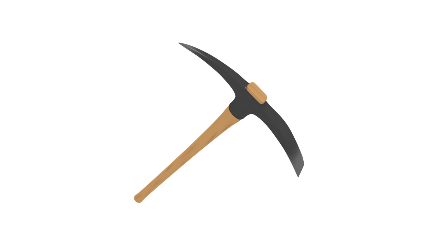 pickaxe 3D Model .c4d .max .obj .3ds .fbx .stl .blend 
