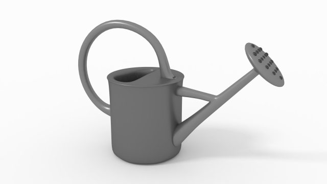 watering can Modello 3D .c4d .max .obj .3ds .fbx .stl .blend 