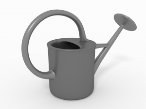 watering can Modello 3D