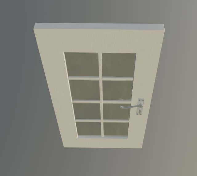 8-panel glass door Modèle 3D .c4d .max .obj .3ds .fbx .stl .blend 