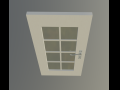 8-Panel Glass Door 3D Model