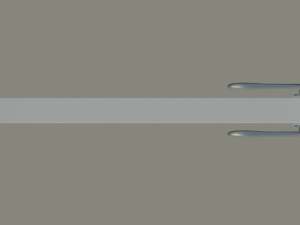 8-panel glass door Modèle 3D