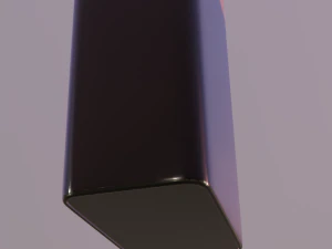 9 volt battery 3D Model