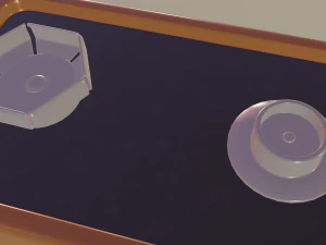 9 volt battery 3D Model