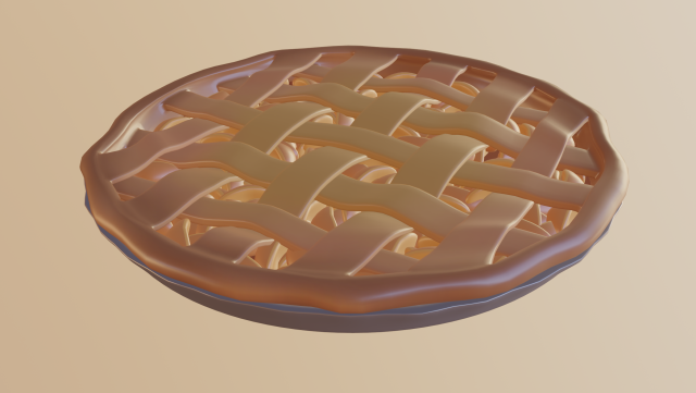 apple pie 3D मॉडल .c4d .max .obj .3ds .fbx .stl .blend 