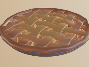 apple pie 3D Модель