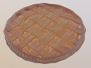 apple pie 3D मॉडल