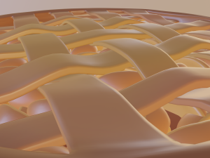 apple pie 3D मॉडल