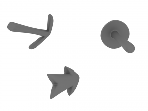 3 different arrows 3Dモデル
