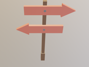 arrow board sign 3Dモデル