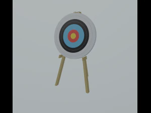 sasaran panah Model 3D