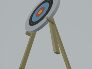 arrow target Model 3D