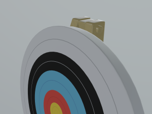 arrow target Model 3D