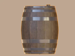 木樽 3Dモデル