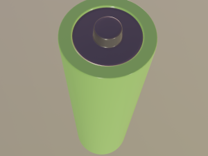 battery aa Modelo 3D