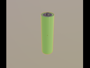 battery aa Modelo 3D