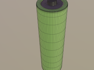 battery aa Modelo 3D