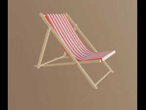 beach chair 3D Model