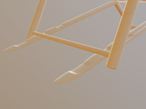 ビーチチェア 3Dモデル