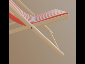 ビーチチェア 3Dモデル