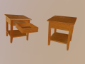 Bedside Table 3D-Modell