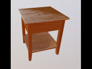 bedside table 3D Model