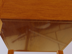 bedside table 3D Модель