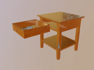 bedside table 3D Model