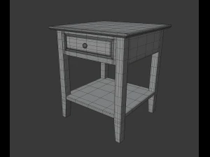 bedside table 3D Model