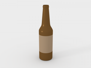 beer bottle Modèle 3D