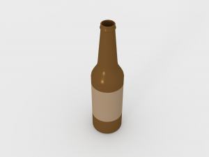 beer bottle 3D मॉडल