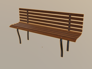 bench 3Dモデル