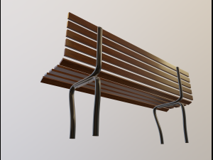 bench 3Dモデル