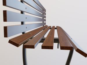 bench 3Dモデル