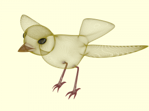 yellow bird 3Dモデル