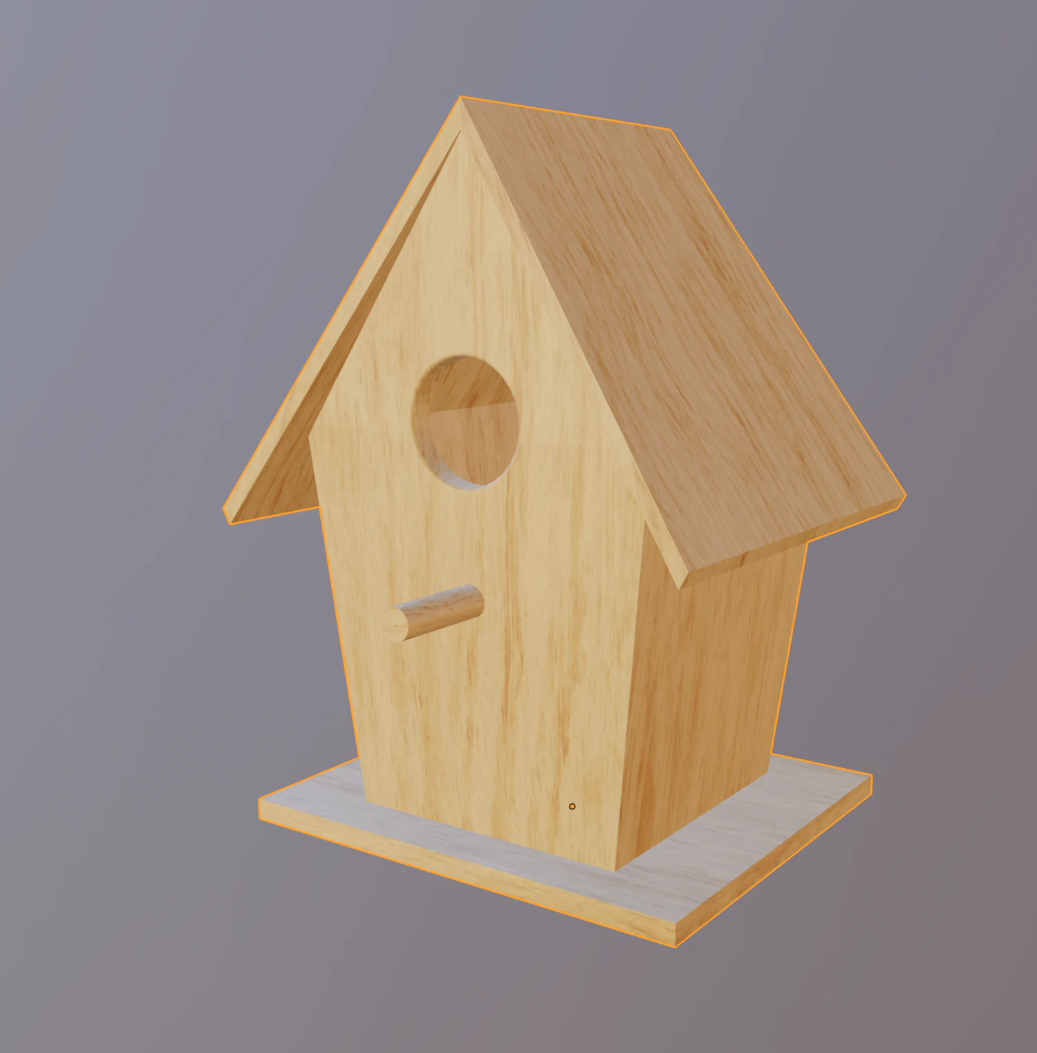 bird house 3D Model .c4d .max .obj .3ds .fbx .stl .blend 
