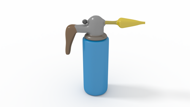 blowtorch 3D Model .c4d .max .obj .3ds .fbx .stl .blend 