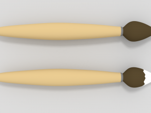 paint brush Modèle 3D