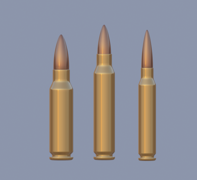 bullet Modello 3D .c4d .max .obj .3ds .fbx .stl .blend 