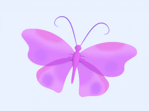 метелик 3D Модель