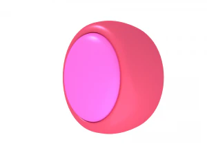 button 3D Model