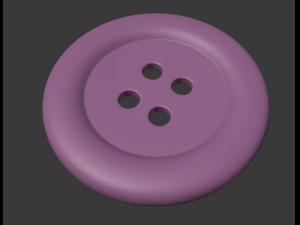 button 3D Model
