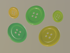 button 3D Model