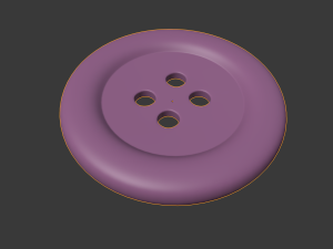 button 3D Model