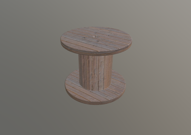 cable reel 3D Model .c4d .max .obj .3ds .fbx .stl .blend 